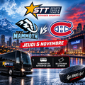 MAMMOTH DE L’UTAH VS CANADIENS MONTRÉAL AU CENTRE BELL!